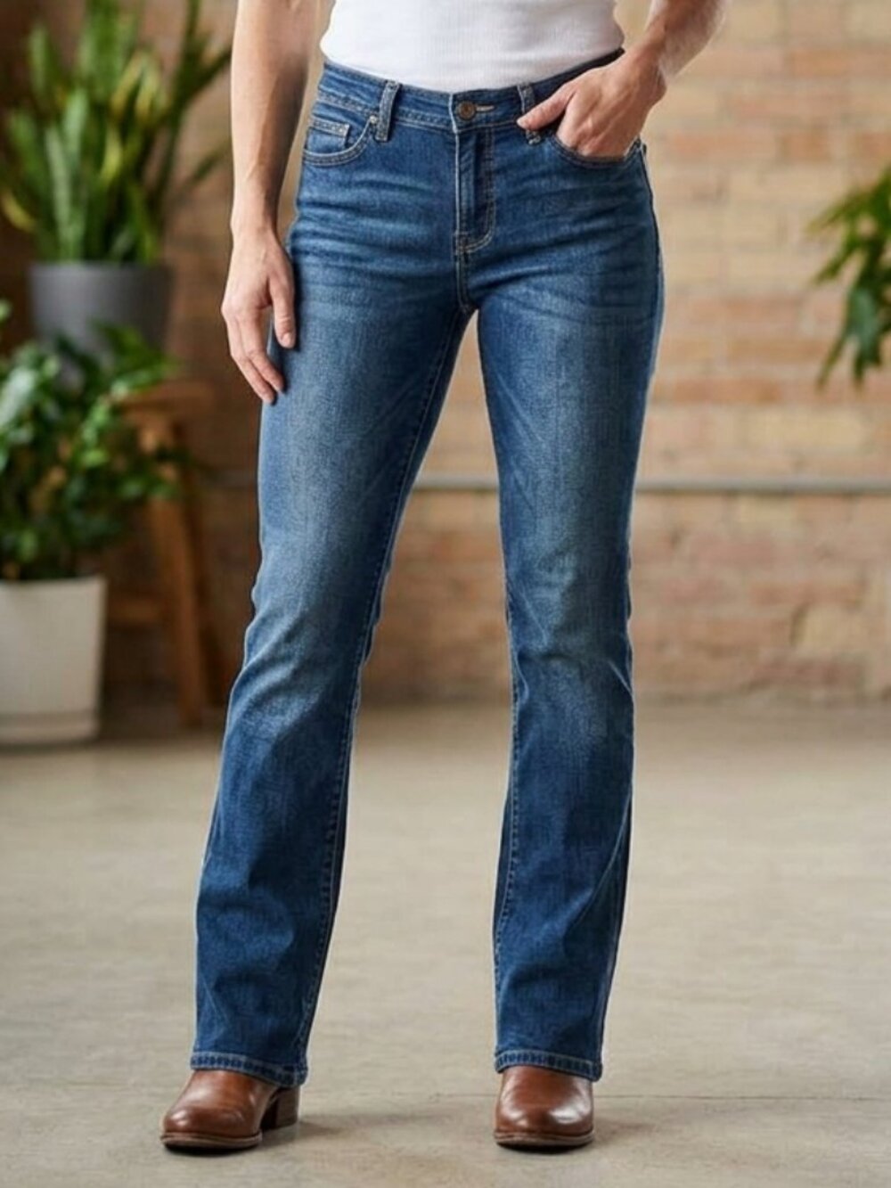 Aviator Nation Jeans size 30 women's dark wash mini bootcut distressing designer
